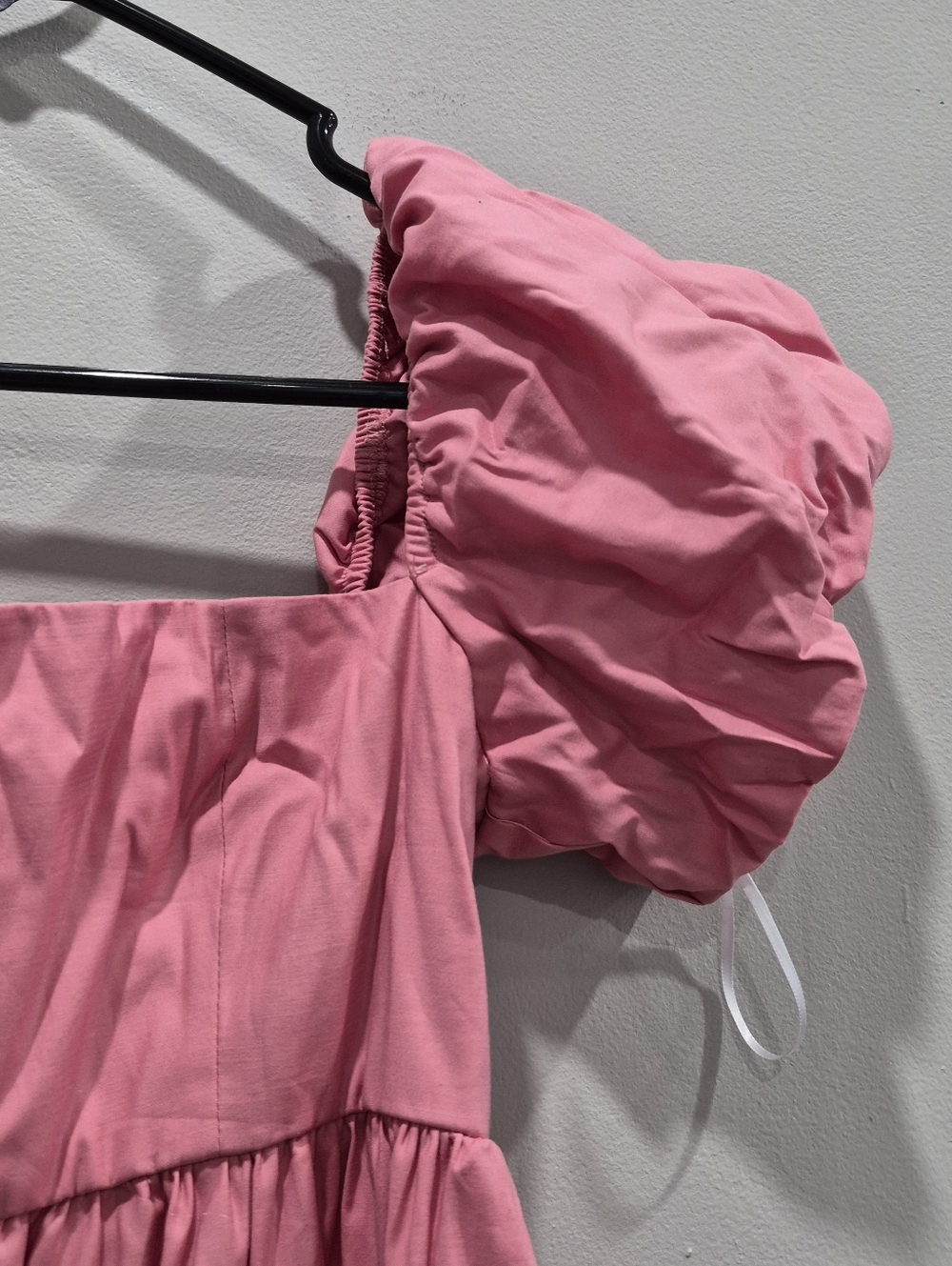 Reformation Aurelia Dress In Ladies Room Pink - Picture 5 of 9